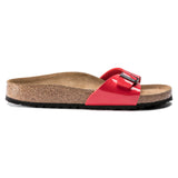 Birkenstock Women's Madrid Patent Birko-Flor Patent Sandals Footwear - Tophatter Daily Deals