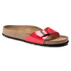 Birkenstock Women's Madrid Patent Birko-Flor Patent Sandals Cherry 42 Medium Narrow Footwear - Tophatter Daily Deals