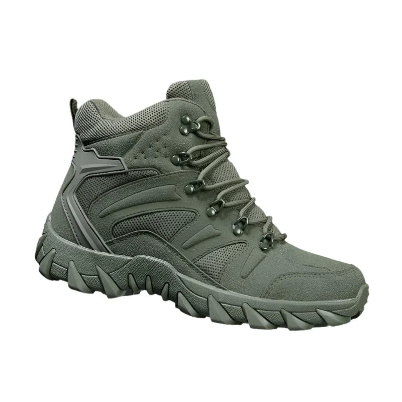 Men's Tactical Work Ankle Boots Winter Safety Shoes (Green) Apparel & Accessories > Shoes > Boots - Tophatter Daily Deals