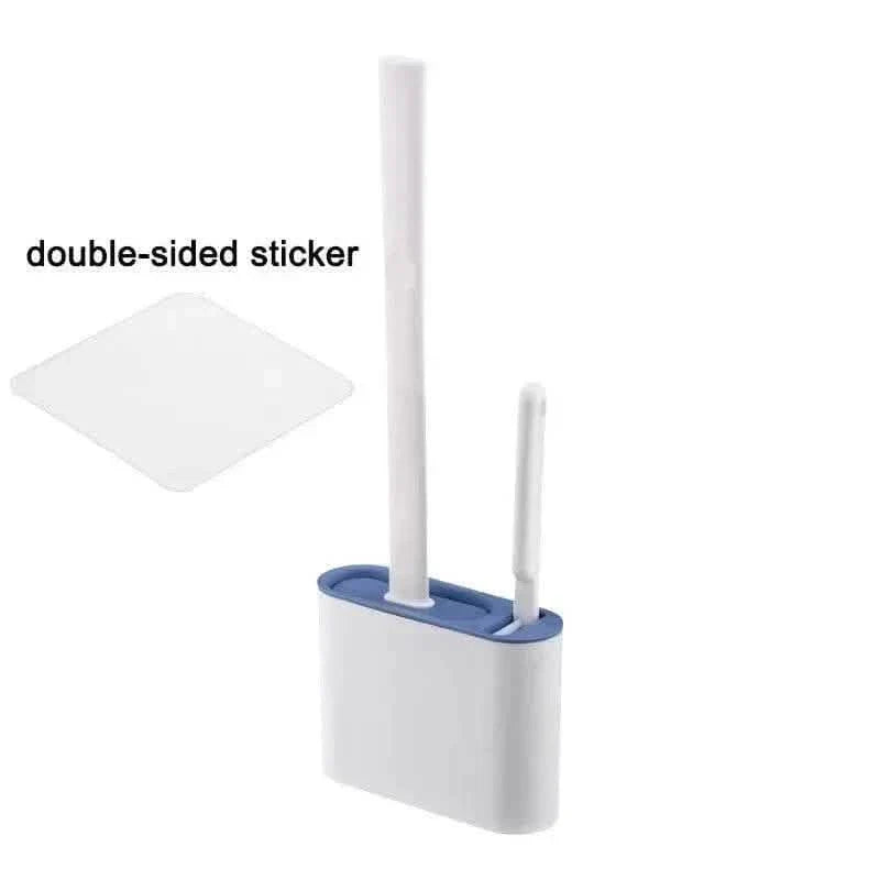 Wall Hanging Toilet Brush With Holder style1 blue Bath - Tophatter Daily Deals