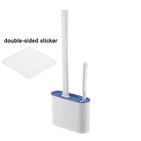 Wall Hanging Toilet Brush With Holder style1 blue Bath - Tophatter Daily Deals