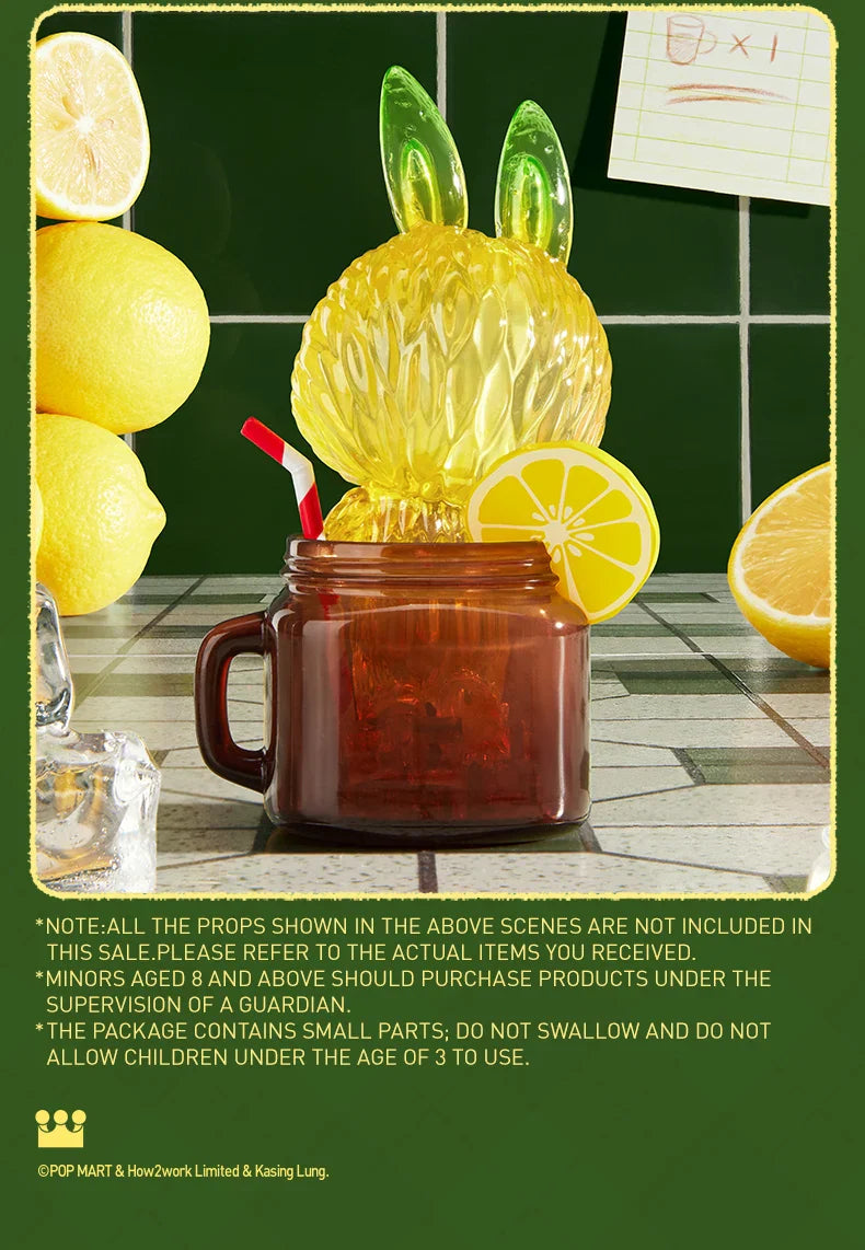 Genuine Pop Mart The Monsters Labubu Lemon Tea Limited Figurine Mythical - Tophatter Daily Deals
