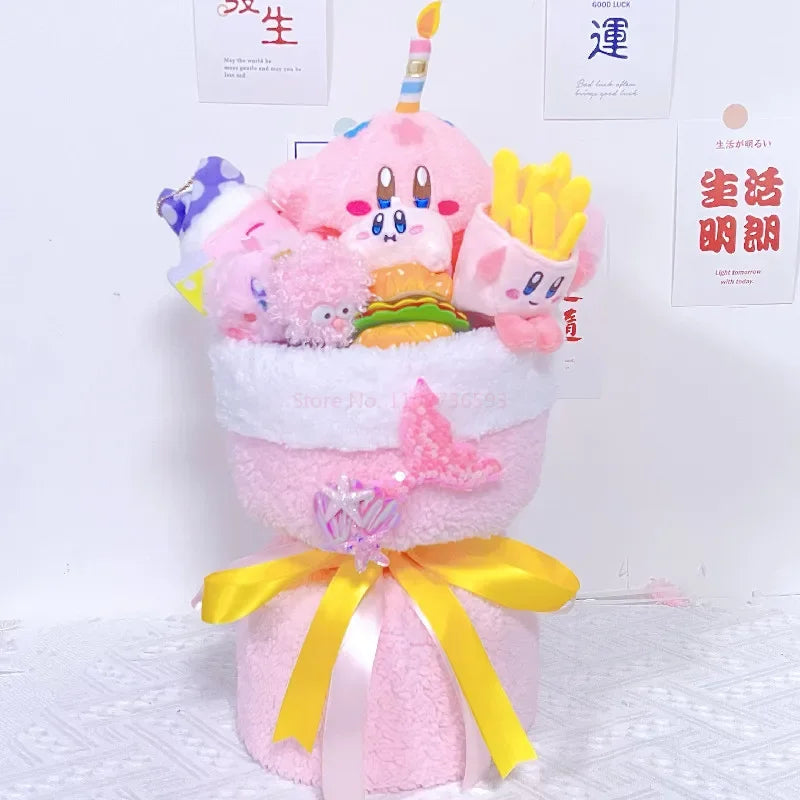 Pink Star Kirby Plush Bouquet Anime - Tophatter Daily Deals
