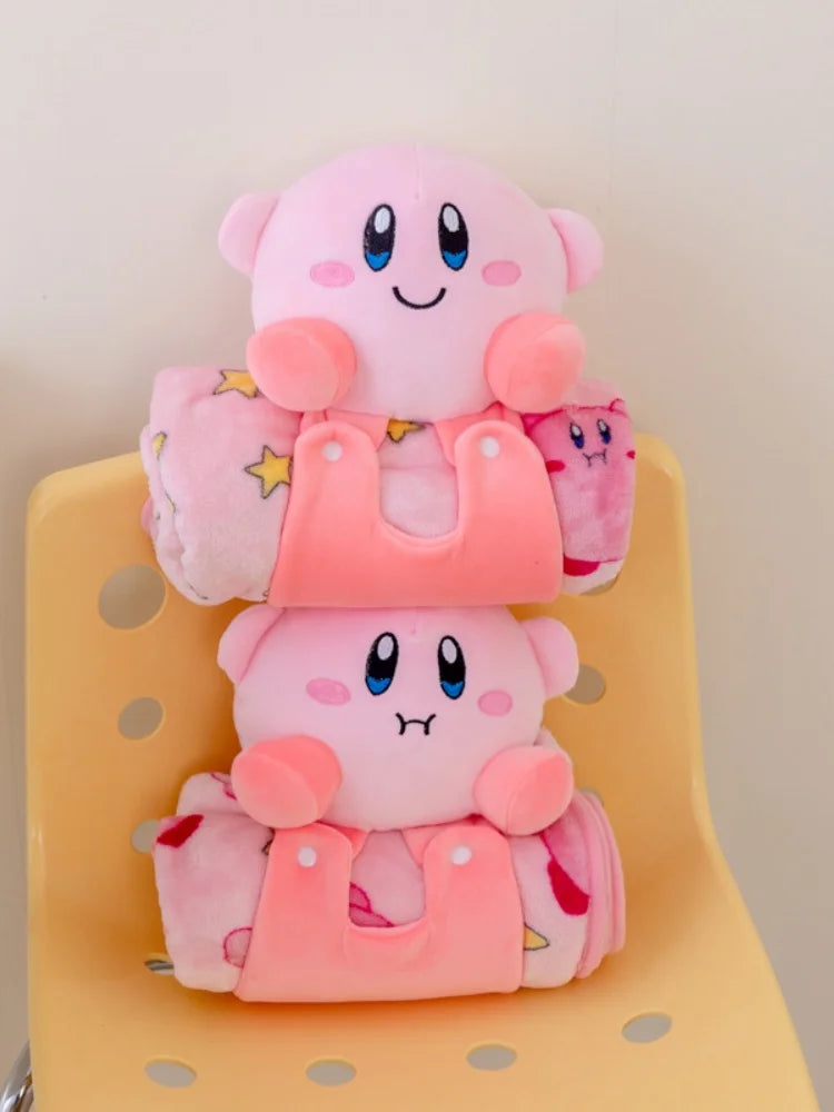 Kirby Flannel Plush Blanket Throw Pink Anime - Tophatter Daily Deals