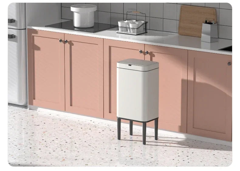 Smart Sensor Trash Can 20L Stainless Steel Waste Bin - Tophatter Daily Deals