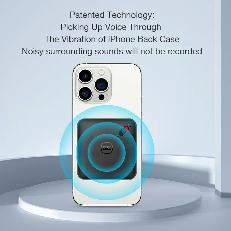 Mini Voice Recorder Clip On Magnetic Phone Dictaphone - Tophatter Daily Deals