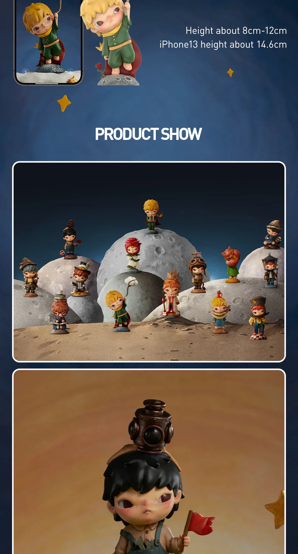 Genuine Pop Mart Hirono × Le Petit Prince Series Figures Blind Box Mythical - Tophatter Daily Deals