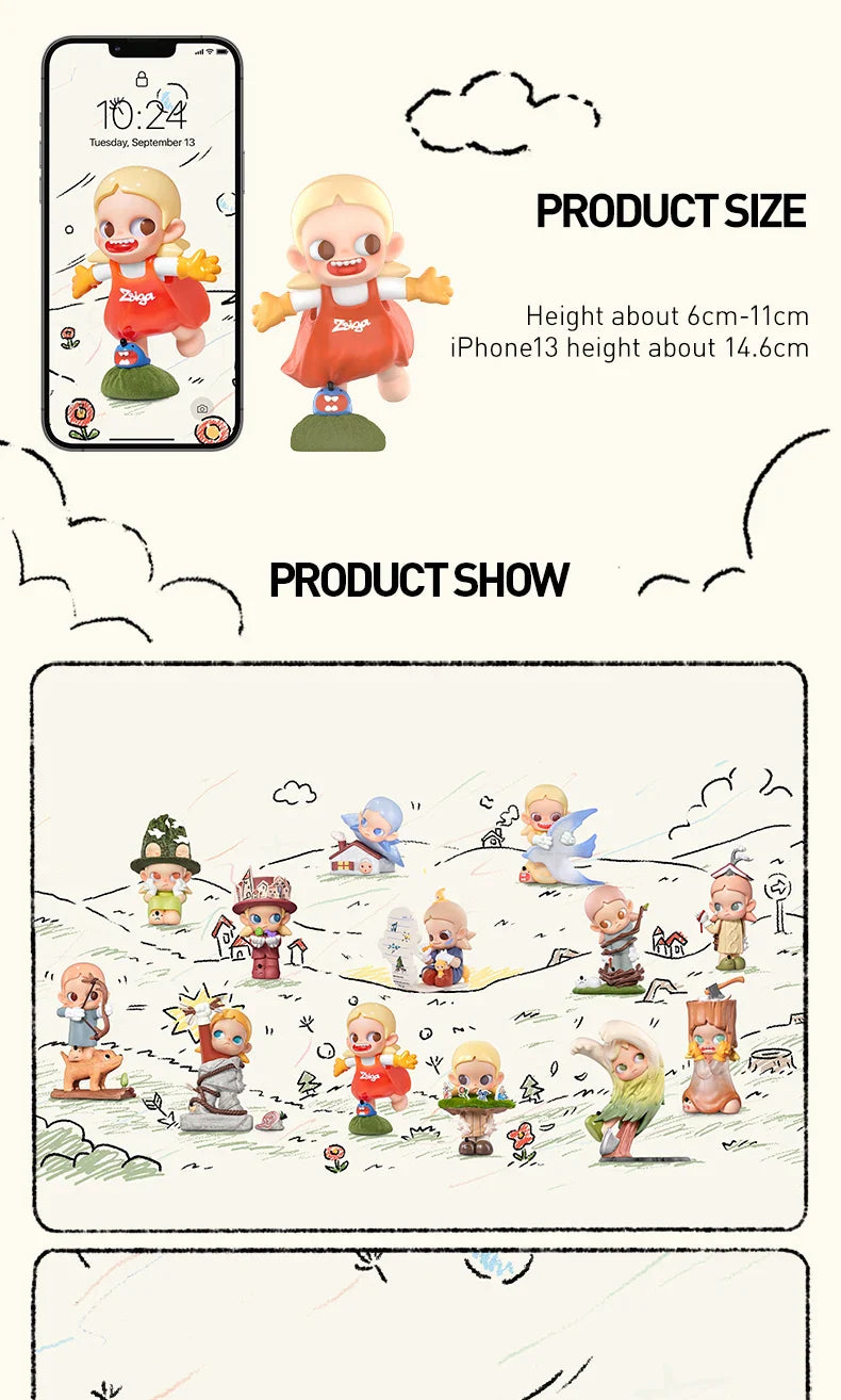 Genuine Pop Mart Zsiga Borderline Drifter Series Figures Blind Box Animals - Tophatter Daily Deals