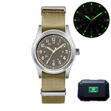 Military Quartz Field Watch 37mm Sapphire Fall 2025 Grey2 - Tophatter Daily Deals