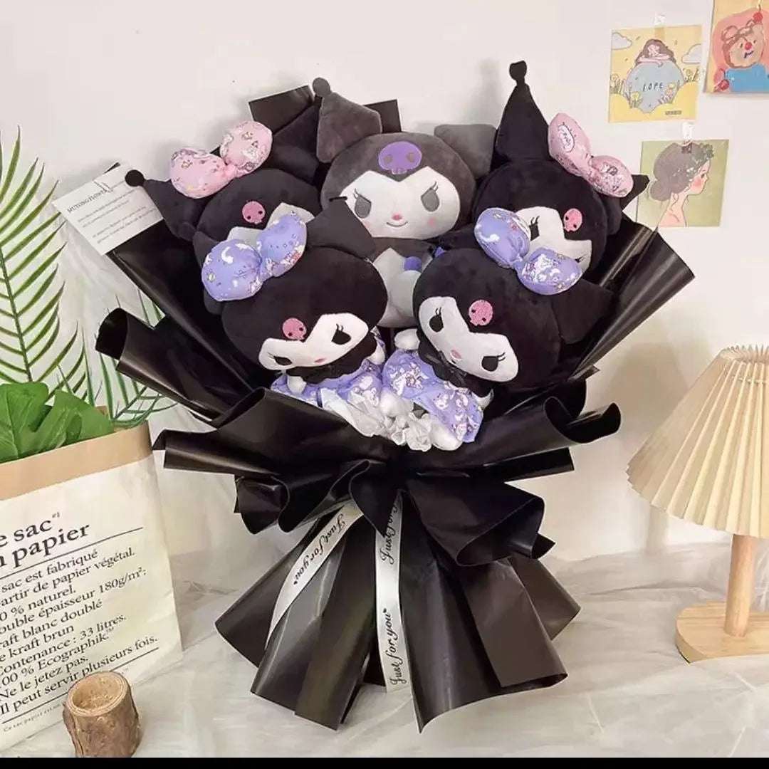 Sanrio Kuromi Plush Toy Bouquet Flowers - Tophatter Daily Deals