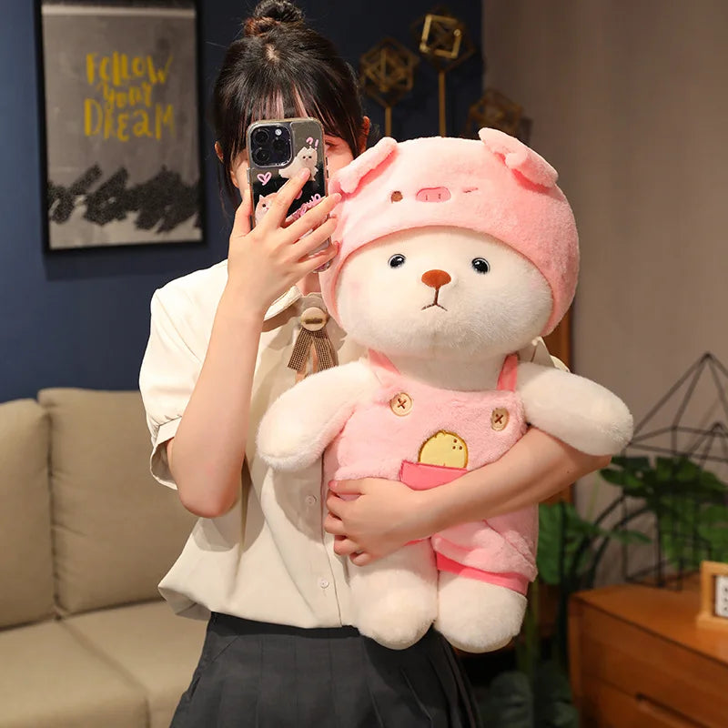 Dinosaur Bear Plush Toy Cute Stuffed Animals Bunny Duck Plushie Animals - Tophatter Daily Deals