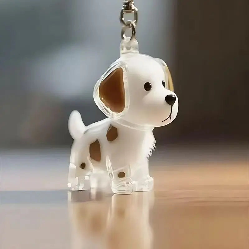 Dog Hair Keepsake Keychain Pendant Clear Resin Charm 19 - Tophatter Daily Deals