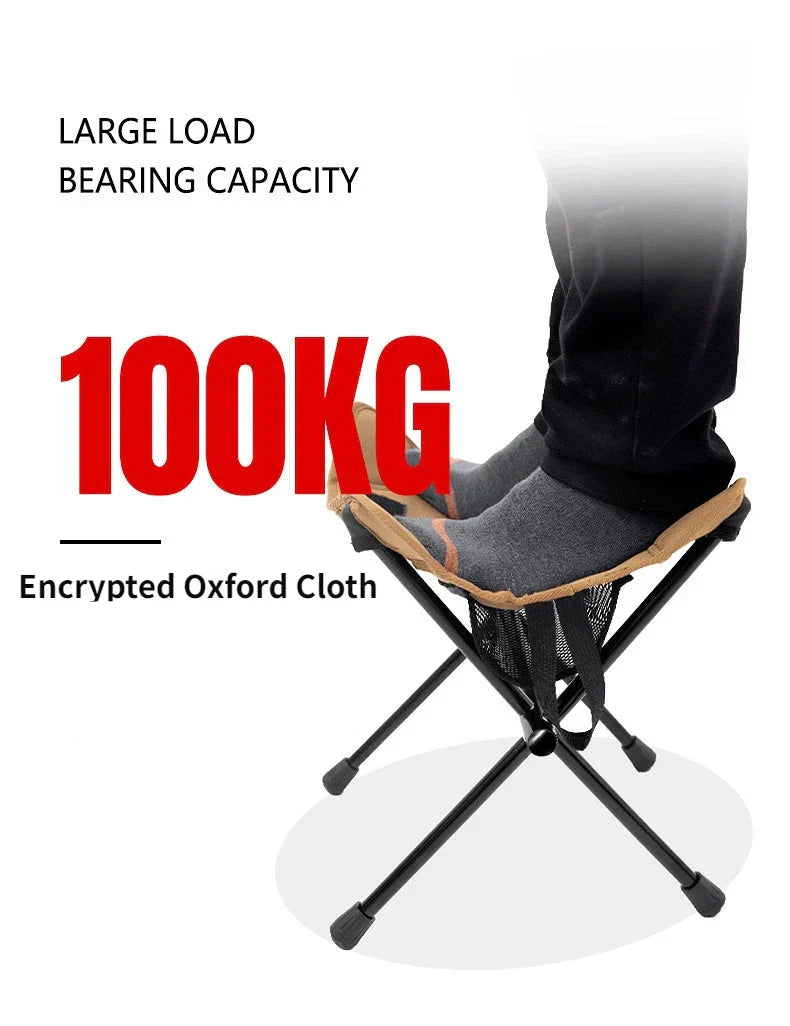 Ultralight Folding Camping Chair Khaki Camp Furniture - Tophatter Daily Deals