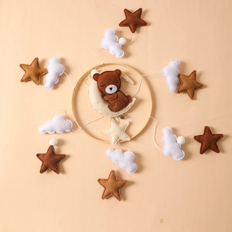 Baby Crib Mobile Wooden Nursery Newborn Sensory Toys PDZ154801 - Tophatter Daily Deals