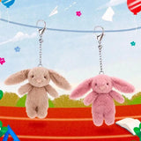 Rabbit Plush Keychain Cute Bunny Bag Charm Soft Gift - Tophatter Daily Deals