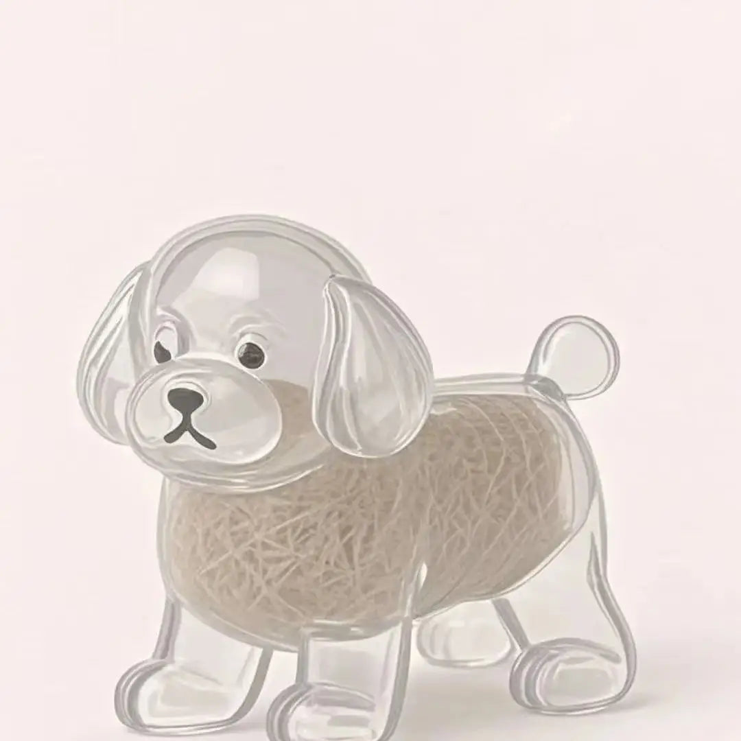 Dog Hair Keepsake Keychain Pendant Clear Resin Charm 15 - Tophatter Daily Deals