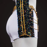 Lightweight Girls Cosplay Costume - Sequin Jacket, Polyester - Tophatter Daily Deals
