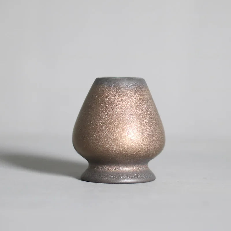 Matcha Tea Whisk Holder Pottery Stand Rustic Teaware style C - Tophatter Daily Deals