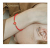 Four Leaf Clover Braided Leather Lucky Bracelet Gift - Tophatter Daily Deals
