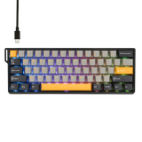 Mechanical 60 Percent Hot Swap Keyboard Aluminum RGB Hall - Tophatter Daily Deals
