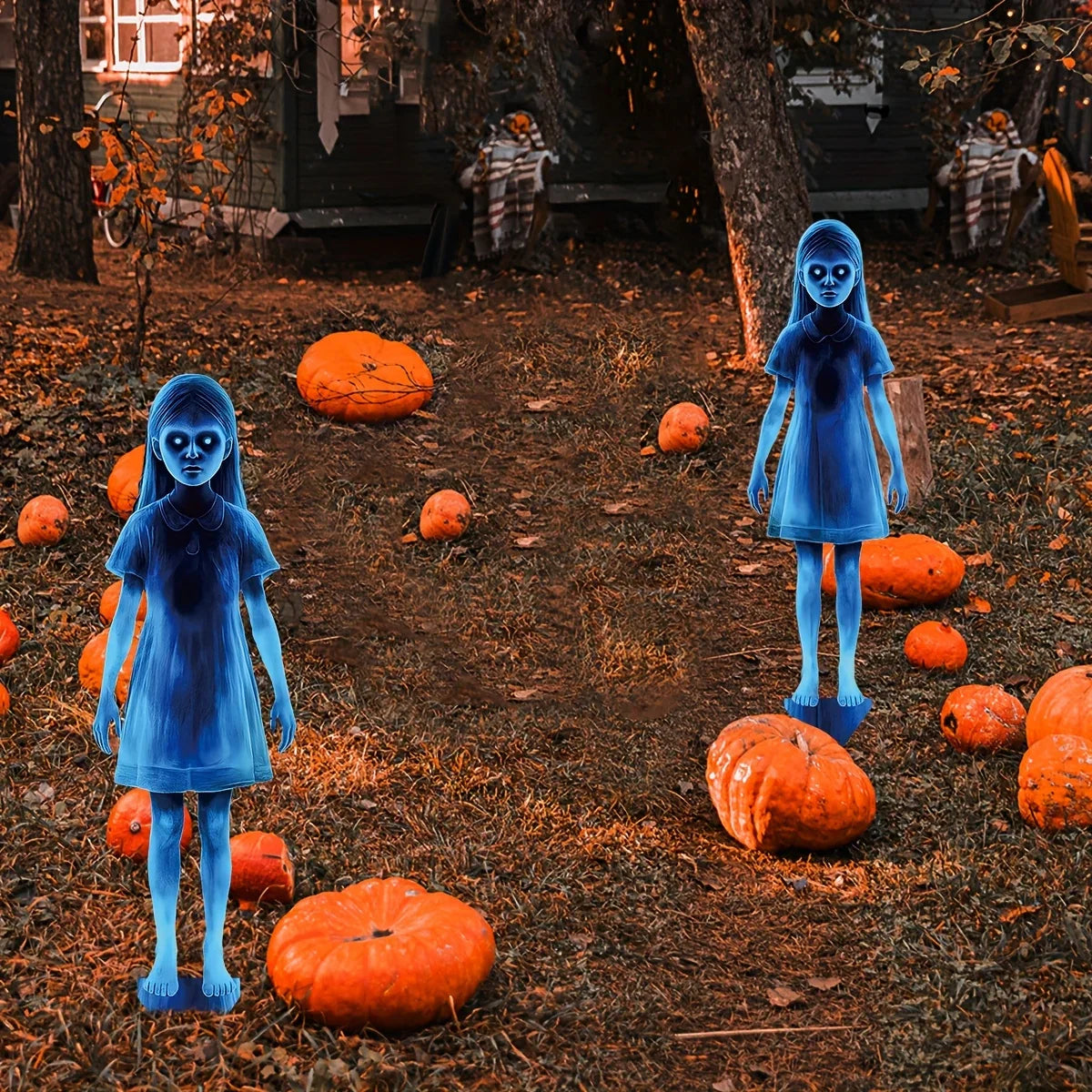 Halloween Little Girl Garden Post Outdoor Yard Decor - Tophatter Daily Deals