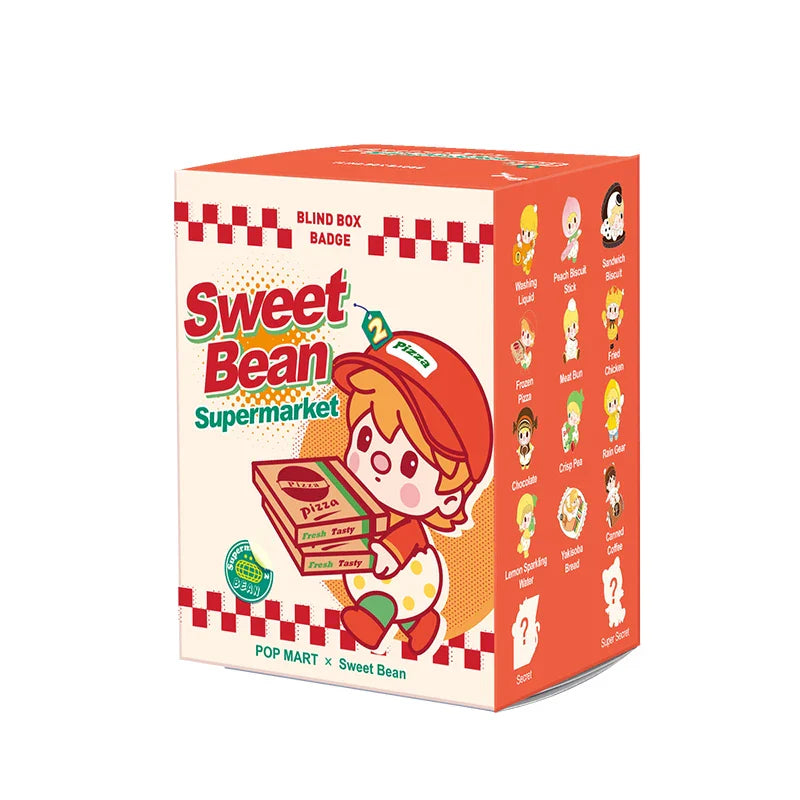 Genuine Pop Mart Sweet Bean Supermarket Series 2 Badges Blind Box 1 Unopened Blind Box Anime - Tophatter Daily Deals