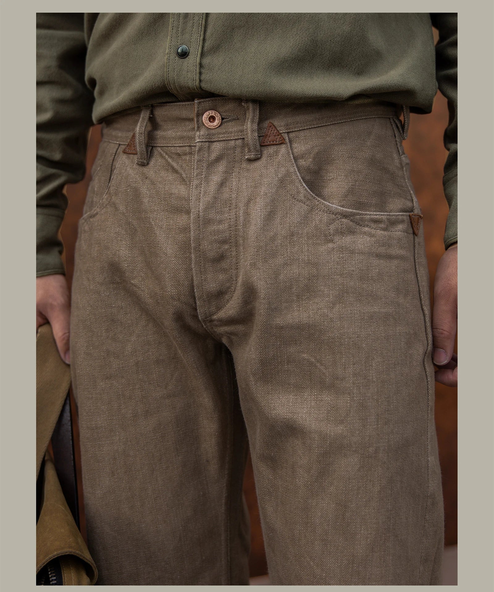 Durable Relaxed Men's Straight Jeans - Loose Selvedge Casual - Tophatter Daily Deals
