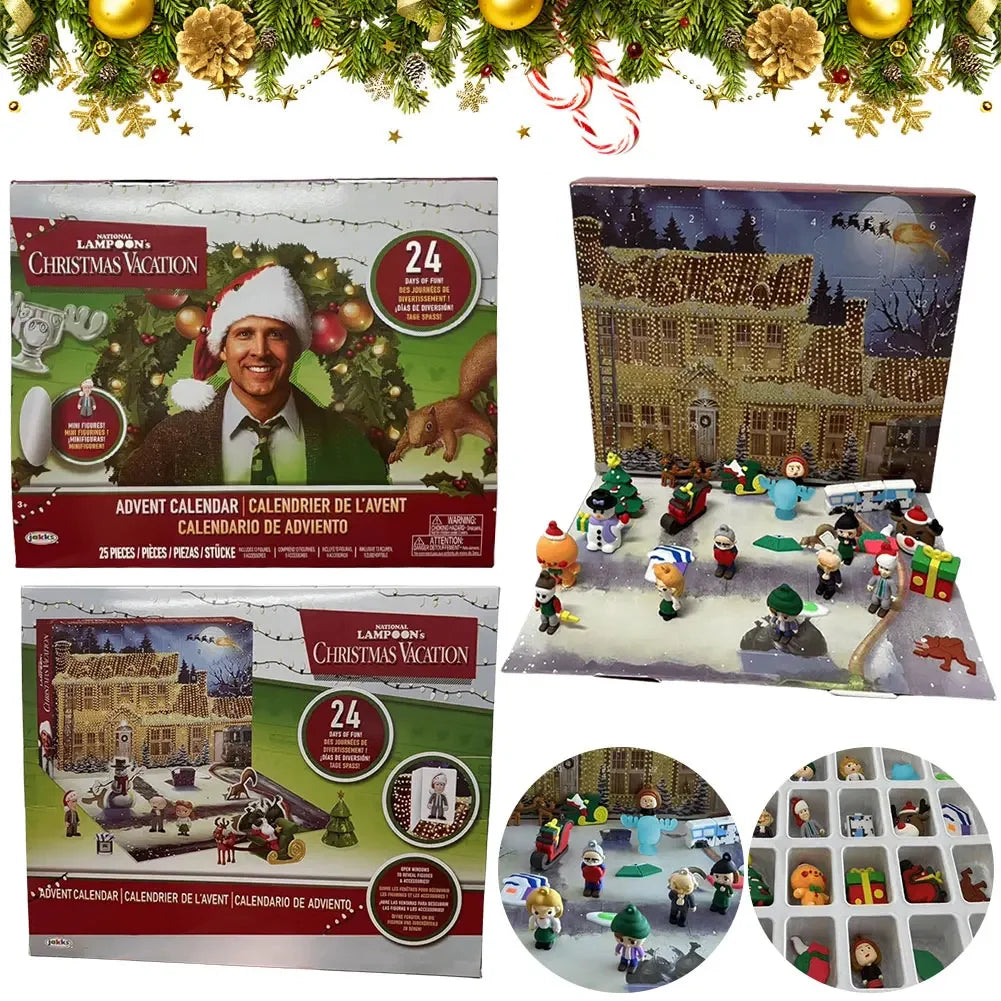 Advent Calendar 24 Days 3D Figures Christmas Countdown Gift - Tophatter Daily Deals