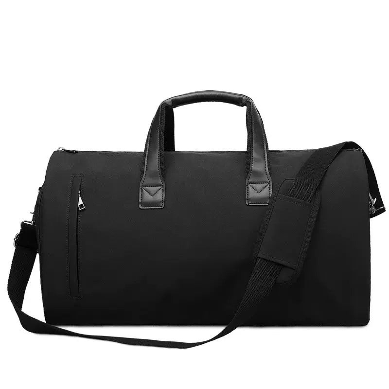 Convertible Garment Duffel Bag Travel Black Duffel Bags - Tophatter Daily Deals