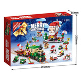 Christmas Building Blocks Advent Calendar DIY Kit Kids - Tophatter Daily Deals
