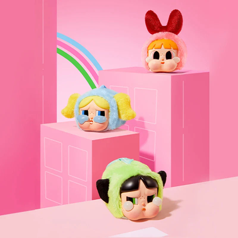 Genuine Pop Mart × Powerpuff Girls Series - Vinyl Face Plush Blind Box Flowers - Tophatter Daily Deals