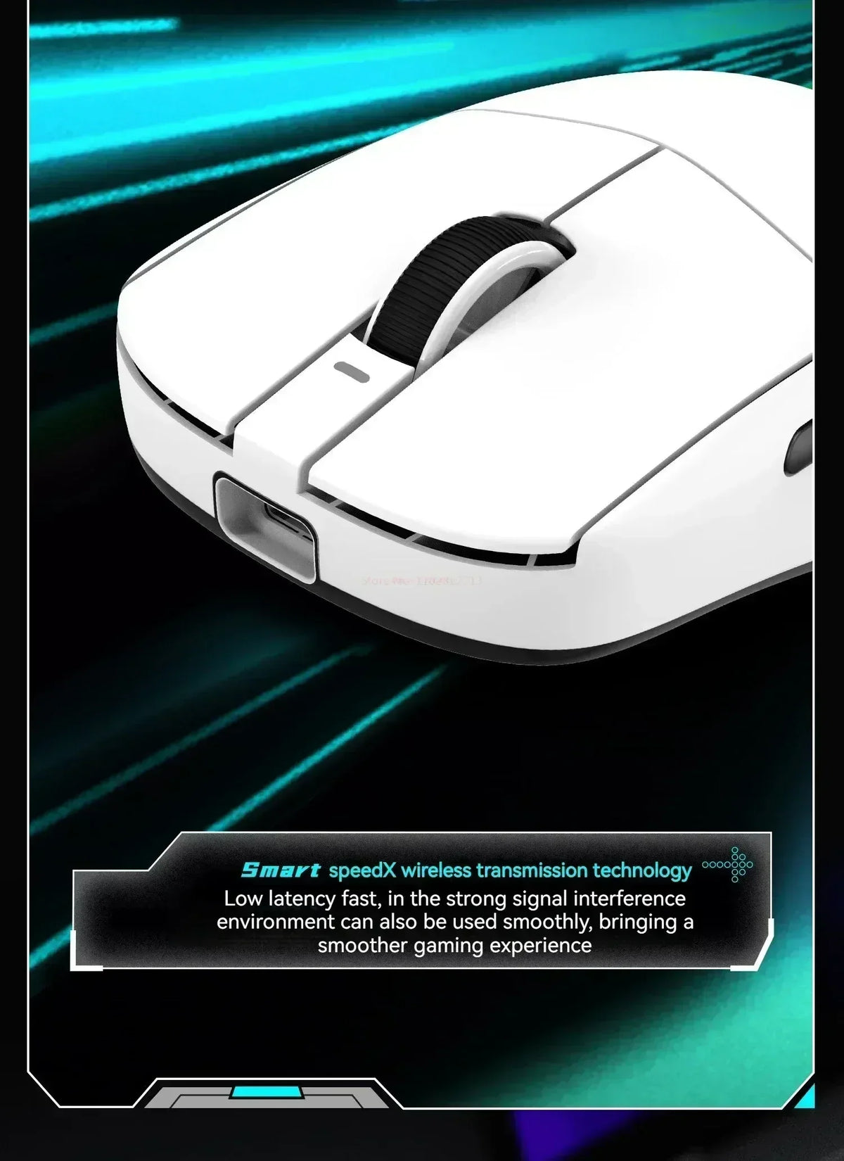 Gaming Mouse Wireless Lightweight Ambidextrous 26000 DPI - Tophatter Daily Deals