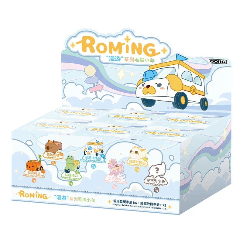 Genuine Pop Mart Gong Original Series Plush Toy Car Blind Box Full Set of 6 Boxes Animals - Tophatter Daily Deals