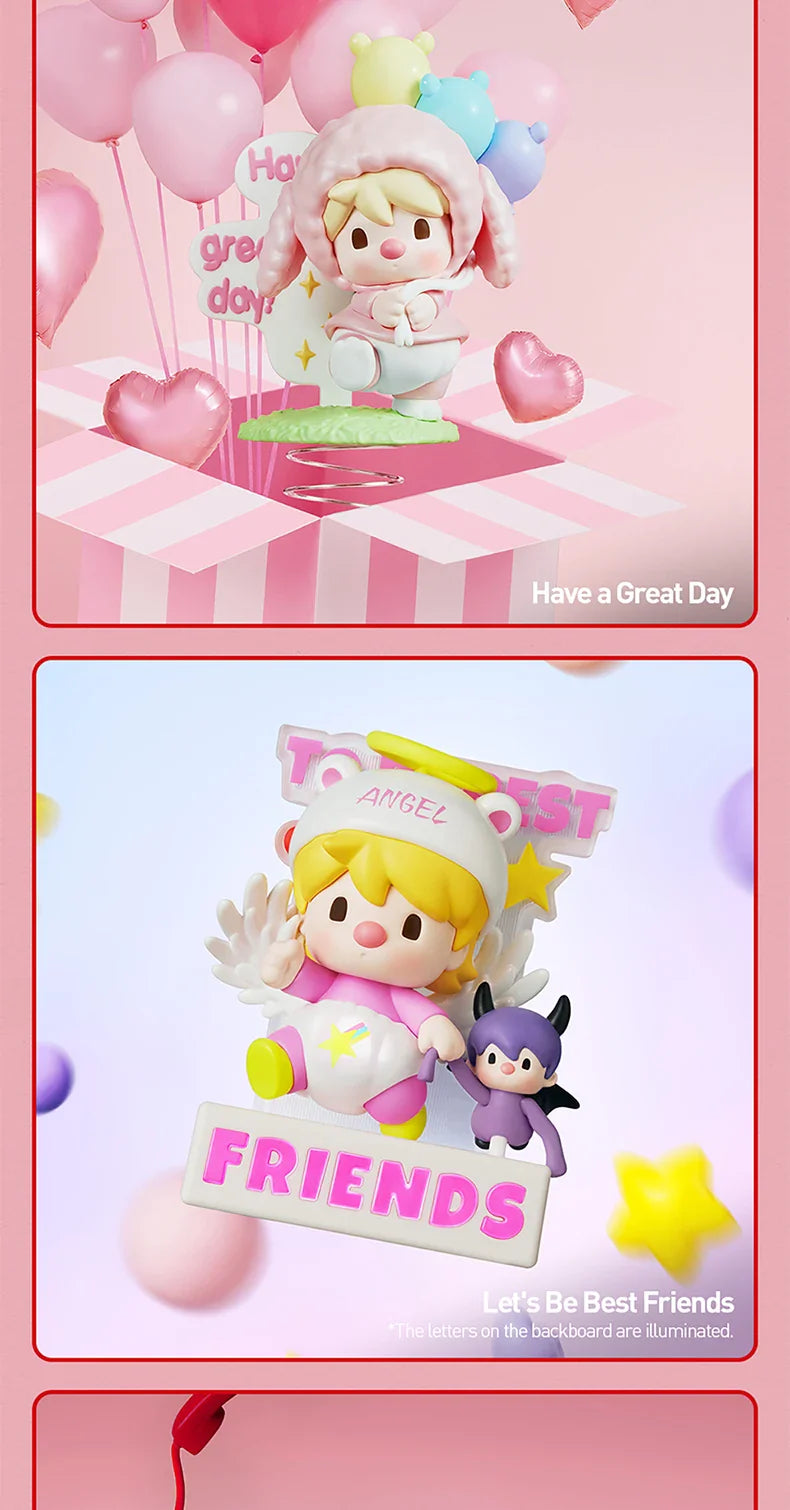 Genuine Pop Mart Sweet Bean The Language of Love Series Blind Box Figure Animals - Tophatter Daily Deals