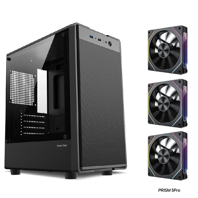 Mini ITX mATX 23L PC Case SFX ATX Support Compact Chassis Flying 3 BK Reverse - Tophatter Daily Deals