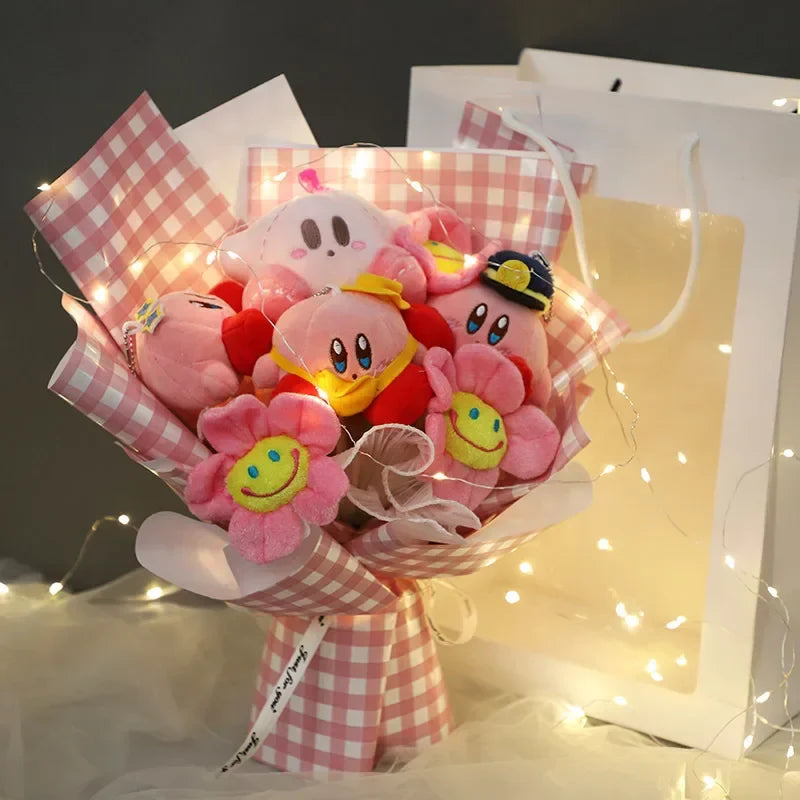 Pink Star Kirby Plush Bouquet Anime - Tophatter Daily Deals