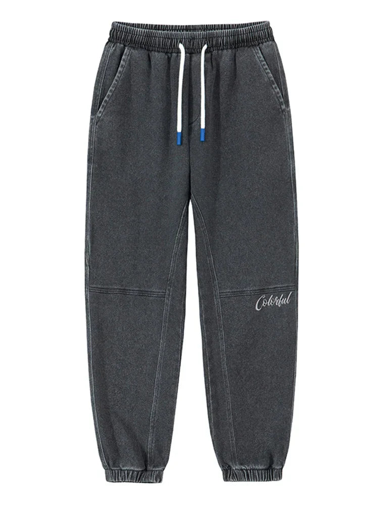 Lightweight Men’s Jogger Jeans - Baggy Tapered Cotton Blend Black - Tophatter Daily Deals