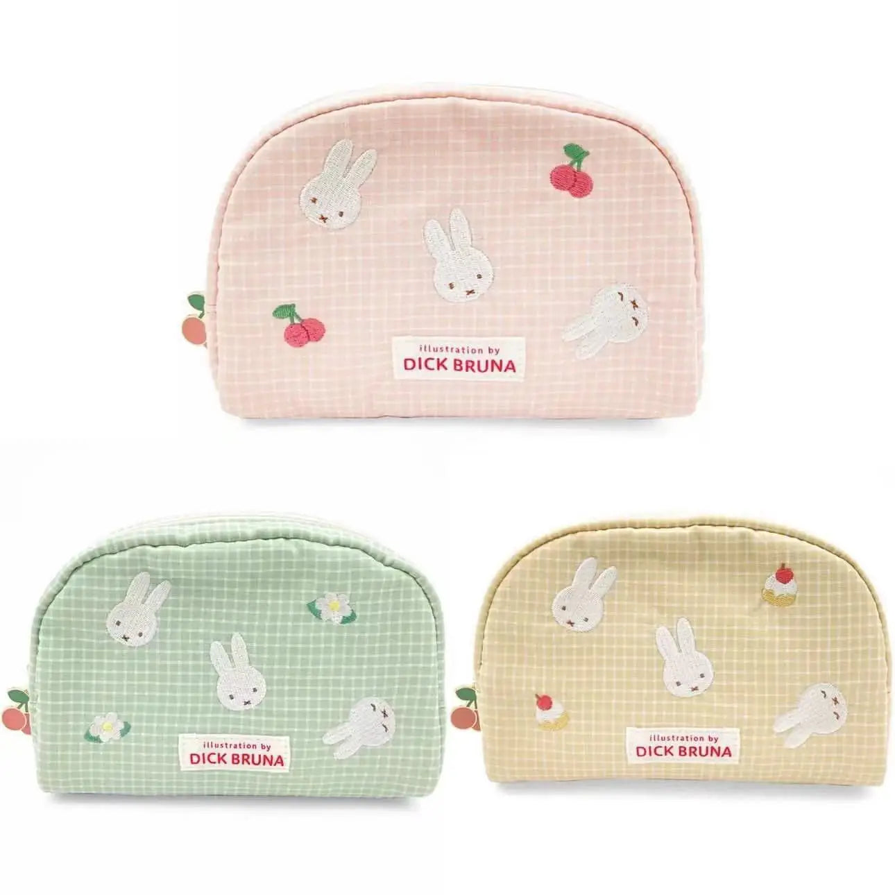 Miffy Embroidered Zipped Makeup Bag Animals - Tophatter Daily Deals