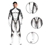 Husky Costume Bodysuit Unisex Couple Halloween Party - Tophatter Daily Deals