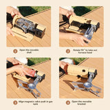 2670W Folding Camping Gas Stove Khaki Camp Cooking - Tophatter Daily Deals