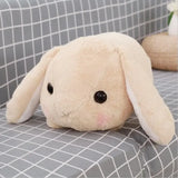 💖 Kawaii Loppy Bunny Rabbit Long Ears Plush Toy (Grey & White) Animals - Tophatter Daily Deals