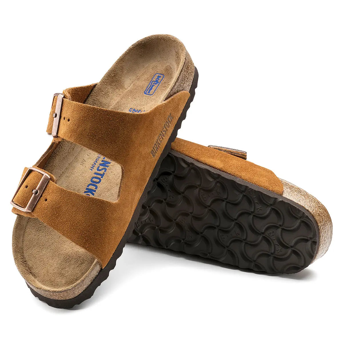 Birkenstock Arizona Soft Footbed Suede Sandals Footwear - Tophatter Daily Deals