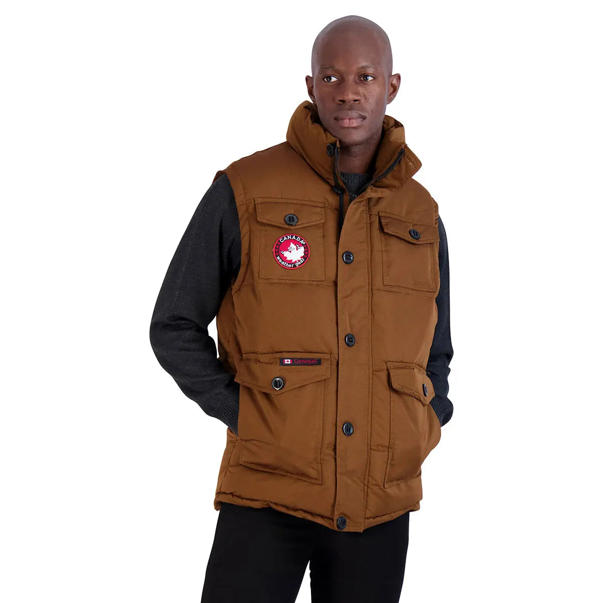 Canada Weather Gear Men's Puffer Vest Vests - Tophatter Daily Deals