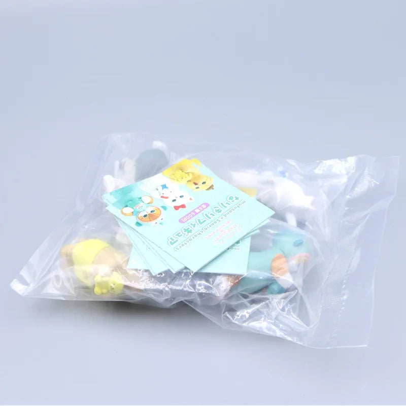 Mofusand x Sanrio Mini Kawaii Figure Set Shark Cat Kuromi Hello Kitty Hangyodon Anime - Tophatter Daily Deals