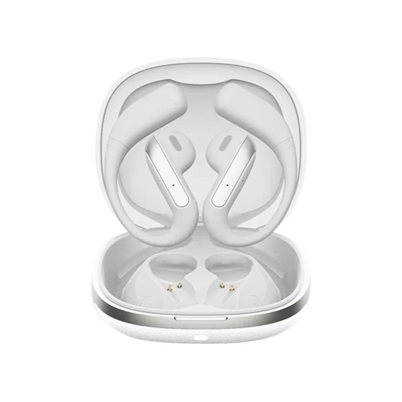 AI Translation Earbuds With Noise Canceling Ear Hook Sports White - Tophatter Daily Deals