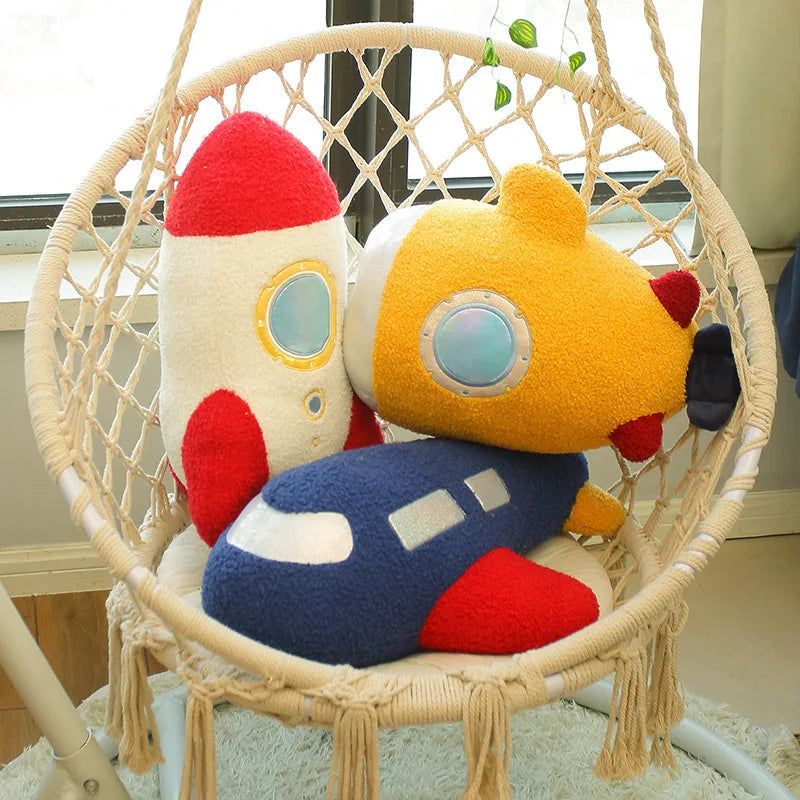 Rocket Spaceship Plane Aeroplane Flight Ship Plush Galaxy Toy Submarine Travel Outer Space - Tophatter Daily Deals