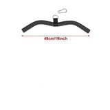 Lat Pulldown Bar Wide Narrow Grip Handle Black Fitness - Tophatter Daily Deals