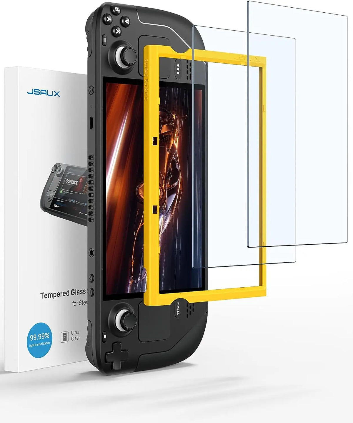 Steam Deck OLED Matte Screen Protector 2Pack Anti Glare Kit HD Clarity 2Pcs - Tophatter Daily Deals