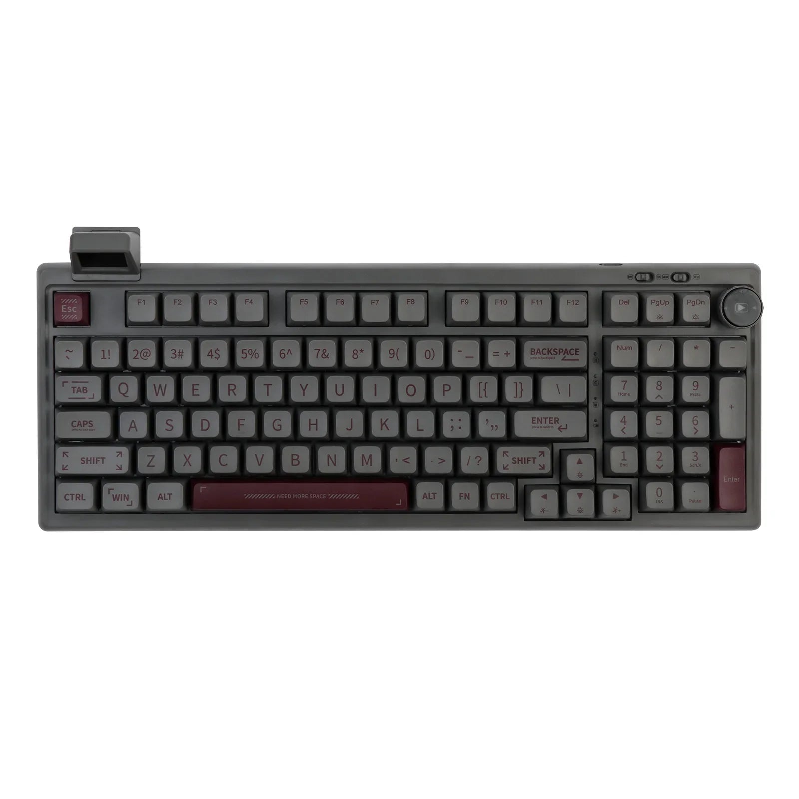 Mechanical Keyboard 97Key 95 Percent Gasket Mini Display - Tophatter Daily Deals