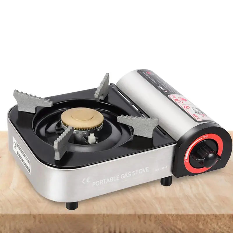 Mini Butane Camping Stove Grey Camp Cooking - Tophatter Daily Deals